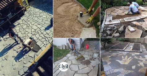 How To Install Flagstone Patio | Engineering Discoveries