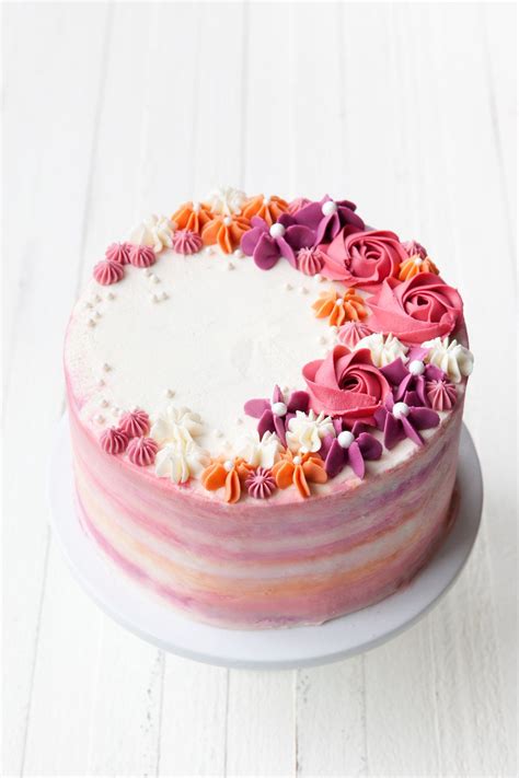 Strawberry Ombre Layer Cake Recipe