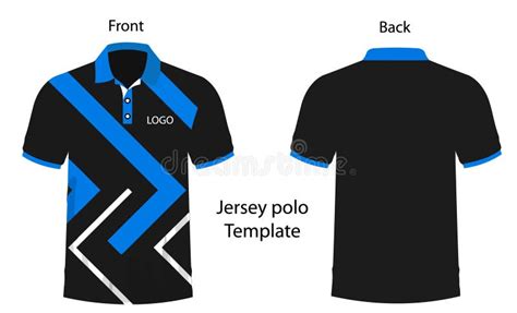 T-Shirt Design Template for Fashion Designer. Blue and Black Color ...