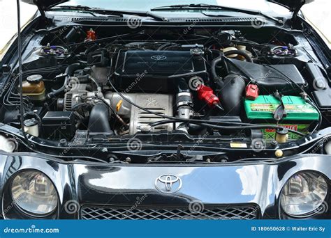 Toyota Celica GT Four Engine Motor at Toyota Carfest on May 26, 2019 in Pasay, Philippines ...