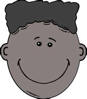 Boy Face Cartoon clip art free vector | Download it now!