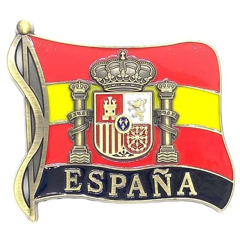 Imán bandera España con Escudo. La Tienda de España