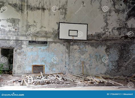 Gym in Abandoned School in Ghost City of Pripyat Editorial Photography ...