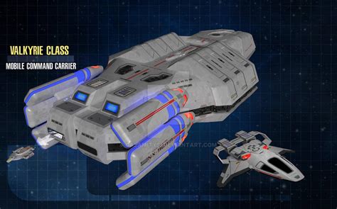 Federation Carrier with Escort and Fighter craft by calamitySi on ...