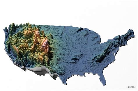 Topographic of Australia , exaggerated relief : r/MapPorn