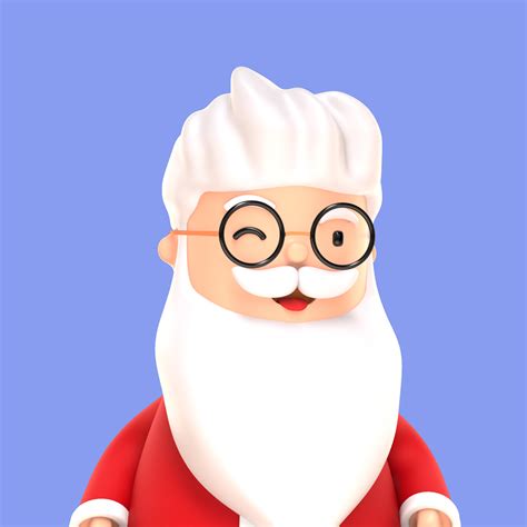 Secret Santa 3D Character on Behance