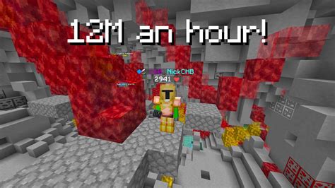 12M/h Ruby Gemstone Mining - Hypixel SkyBlock - YouTube