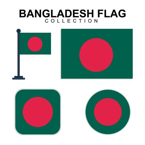 Premium Vector | National flag of bangladesh illustration