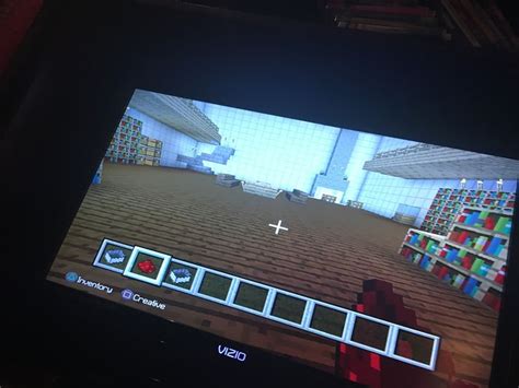 library | Minecraft houses, Vizio, House