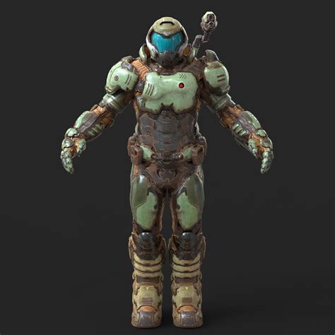 Doomguy Eternal Custom Full Body Wearable Armor With Helmet 3D - Etsy