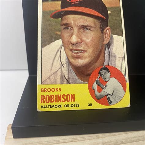 1963 Topps Set-Break #345 Brooks Robinson VG Baltimore Orioles Vintage Baseball | eBay