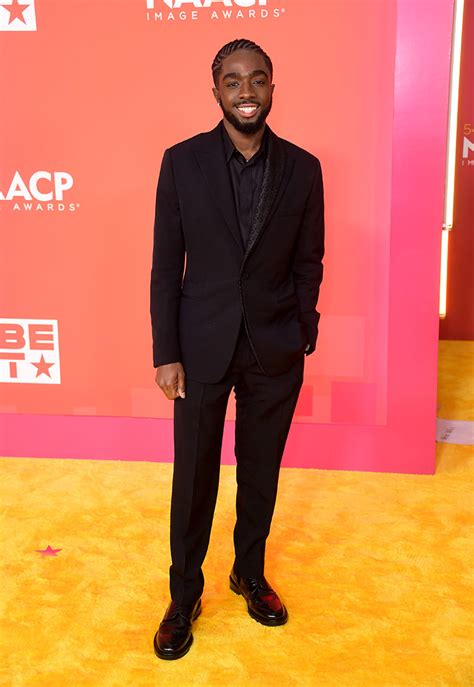 Caleb McLaughlin Wore Dior Men To The NAACP Image Awards & 'Creed III' LA Premiere