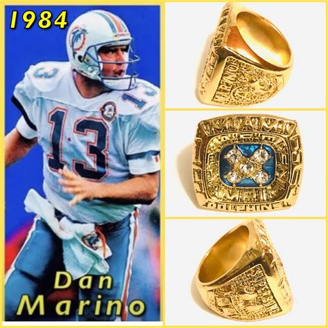 Miami Dolphins Dan Marino 1984 AFC Championship Ring Size 11 | Etsy