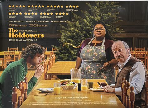 The Holdovers 2023 UK Quad Movie Poster - BHP Collectibles