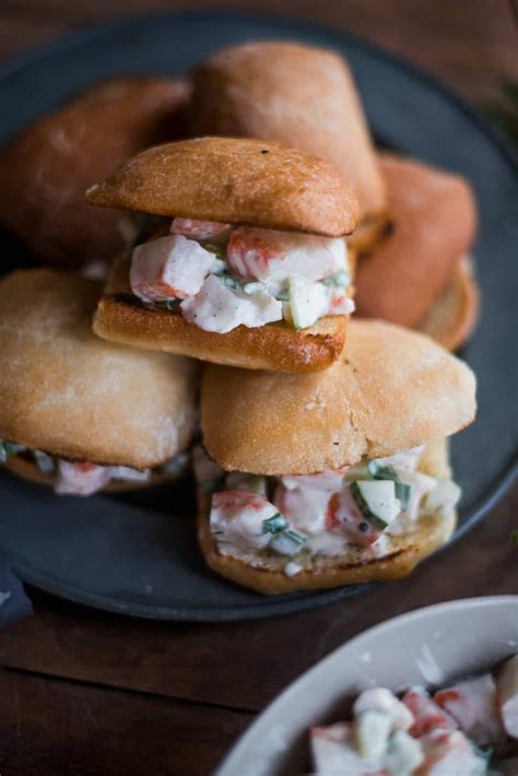 Easy Lobster Roll Sandwich Recipe | Rolled sandwiches, Recipes, Gourmet sandwiches