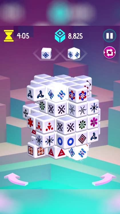 Mahjong Dimensions - 3D Cube by Arkadium