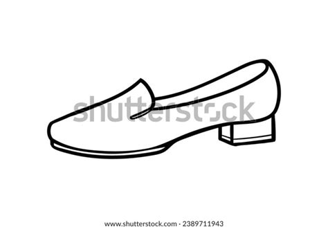 Shoe Sketch Hand Drawn Shoe Outline Stock Vector (Royalty Free ...