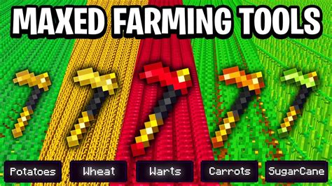 I Maxed out ALL farming tools... (Hypixel Skyblock) - YouTube