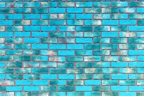 Premium Photo | Blue brick wall background of modern interior design