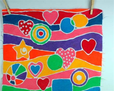 Monthly KidART Resolution Batik Fabric / Educational | Fiskars | Crafts, Fabric crafts ...