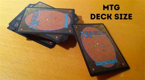 MTG Deck Size: How Many Cards Should Be in Your Deck? Build Your Deck ...