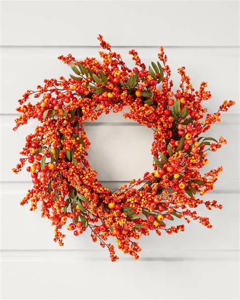 Fall Berry Artificial Wreath | Balsam Hill