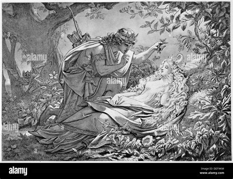 Oberon and Titania, 19th century. Artist: Unknown Stock Photo - Alamy