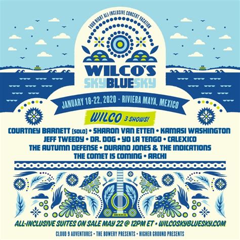 Wilco Announces Sky Blue Sky Destination Event In Mexico