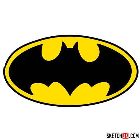 Batman Symbol Drawing Easy