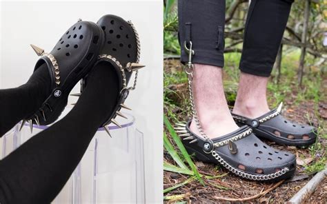 You can now buy Goth Crocs