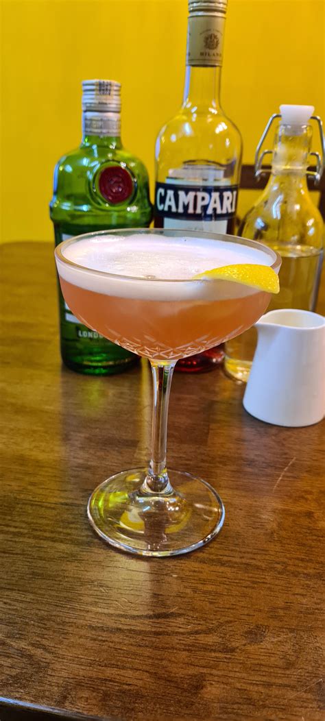 Day 21, Gin Campari Sour : r/cocktails