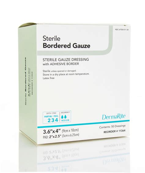 Sterile Bordered Gauze Dressing | Adhesive Wound Dressing for Nursing Homes