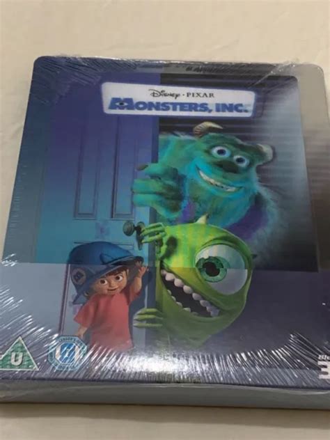 DISNEY/PIXAR MONSTERS, INC. (3D/Blu-ray) UK Zavvi Lenticular Steelbook SEALED £39.99 - PicClick UK