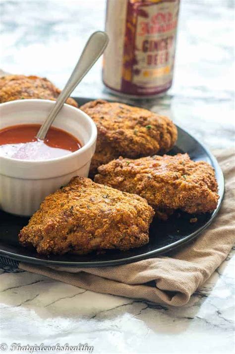 Jamaican fried chicken (air fryer, gluten free) - That Girl Cooks Healthy