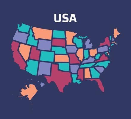 Usa Map Outline Vector Art, Icons, and Graphics for Free Download