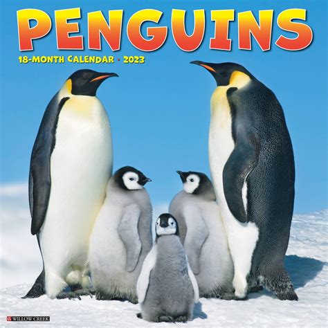 2023 Penguins Wall Calendar | Michaels