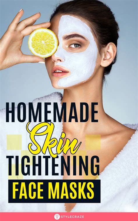 6 Homemade Skin Tightening Face Packs | Skin tightening mask ...