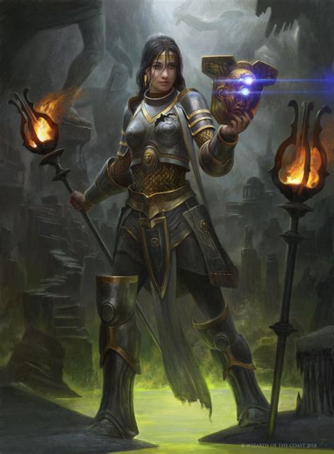 Elspeth full art, by Zack Stella! : r/magicTCG