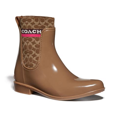 Coach Women's Rivington Rain Bootie | Rain Boots | Shoes - Shop Your ...