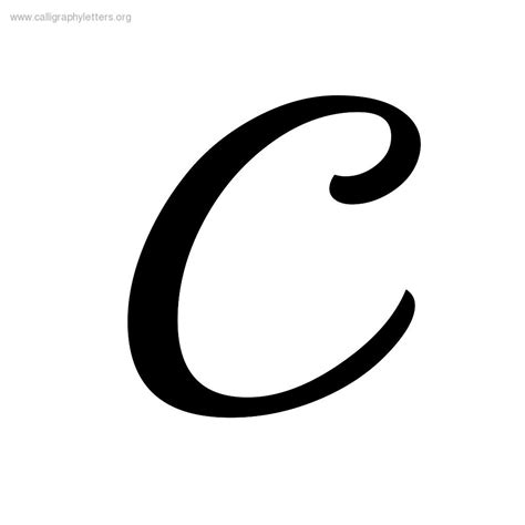 Cursive Monogram C