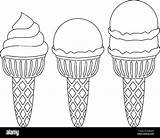 Free Coloring Pages Ice Cream Cone  176 SVG For Silhouette sketch template