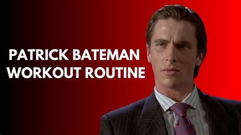 Patrick Bateman Workout Routine | Christian Bale (2023)