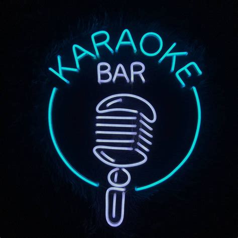 Karaoke Neon Sign, Karaoke Bar Neon Sign, Karaoke Club Neon Sign ...