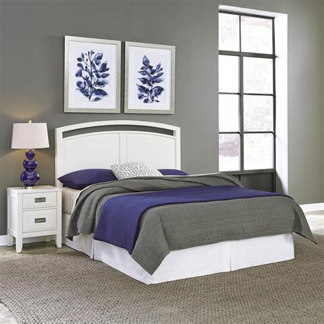 Home Styles Newport 2-Piece White Queen Bedroom Set-5515-5015 - The ...