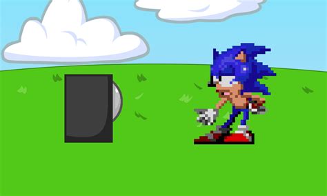 Sonic was in BFDI by XxFlamingHoboxX on DeviantArt