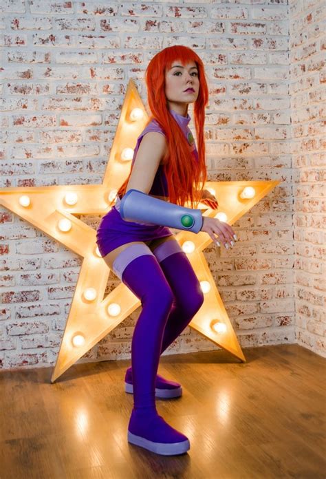 Teen Titans Cosplay: Starfire Costume Starfire Cartoon | Etsy Australia