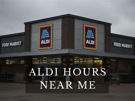 Aldi Hours Near Me