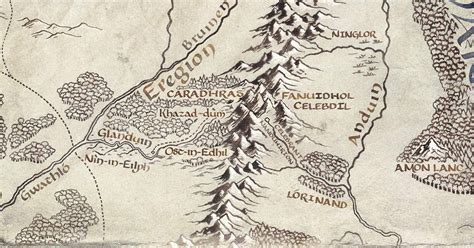 This Lord Of The Rings Middle-earth Map Can Help You Navigate The Rings ...