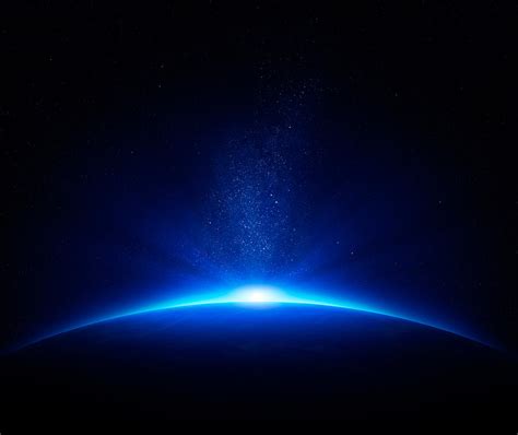 Earth sunrise in space Photograph by Johan Swanepoel - Fine Art America