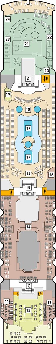 Mein Schiff 2 Deckplan & Kabinen-Plan